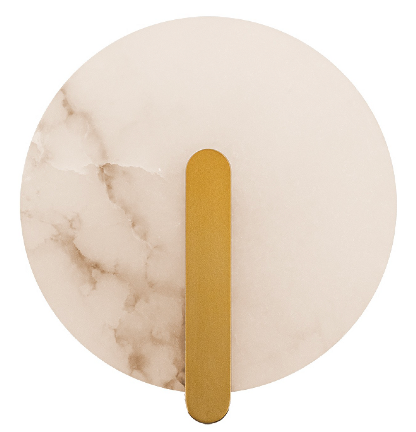 ZAM Alabaster Wall Light with Satin Brass Bar Detail ID 13894