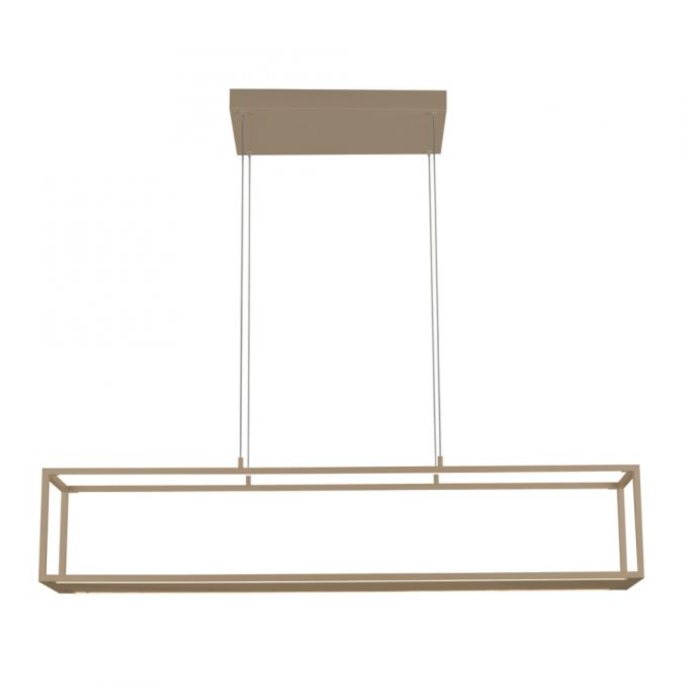 LED Rectangular Sand/Beige Box Pendant / Shelf - ID 13938