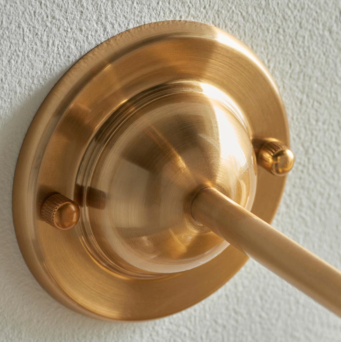 Brushed Aged Brass Wall Light with Tapered Green Shade - ID 13939 available from 12/10/25
