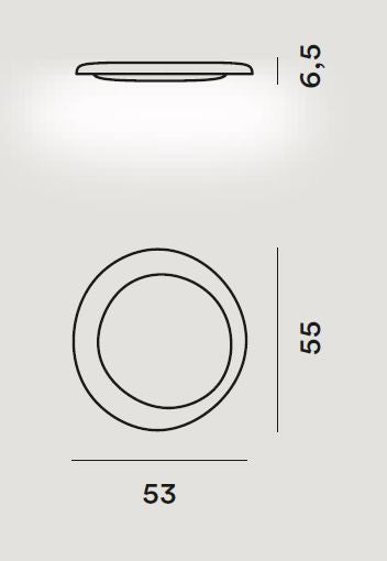 Foscarini Bahia Mini LED Ceiling/Wall Light - On/Off