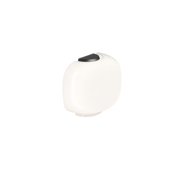 Foscarini Chouchin Semi Wall Light Graphite & White - MyLight