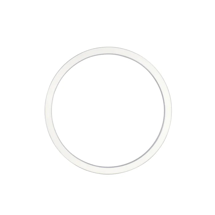 LIN Remote Controlled 70cm Ring Wall/Ceiling Light in Brushed Aluminium - ID 13881
