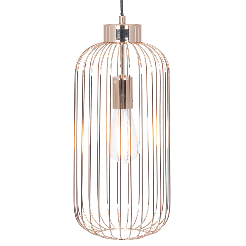 Culbokie French Gold Metal Long Wire Pendant - ID 9829