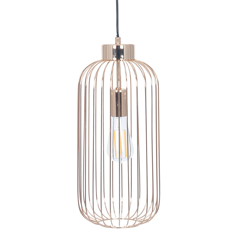 Culbokie French Gold Metal Long Wire Pendant - ID 9829