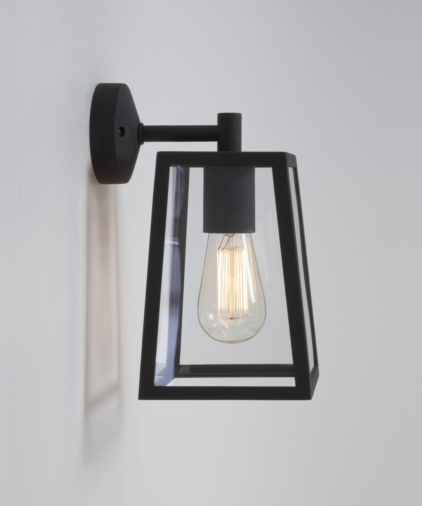Calvi Black Outdoor Wall Light - London Lighting - 1