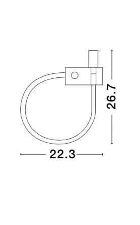 White Flexible LED Bedside Wall Light - ID 8589