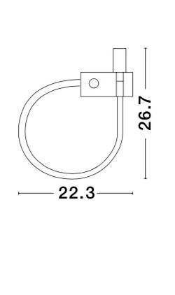 Black Flexible LED Bedside Wall Light - ID 8592