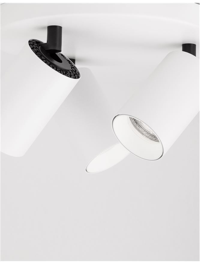 NL Sandy White Triple Round GU10 spotlight - ID 11166