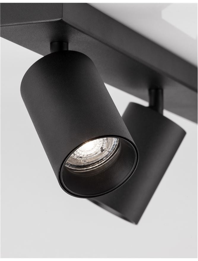 NL Sandy Black Triple Linear GU10 spotlight - ID 11161
