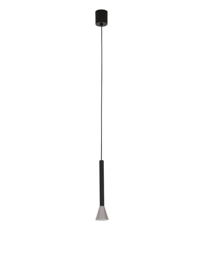 NAV Brass & Black Aluminium Cone Head Single Pendant - ID 10141
