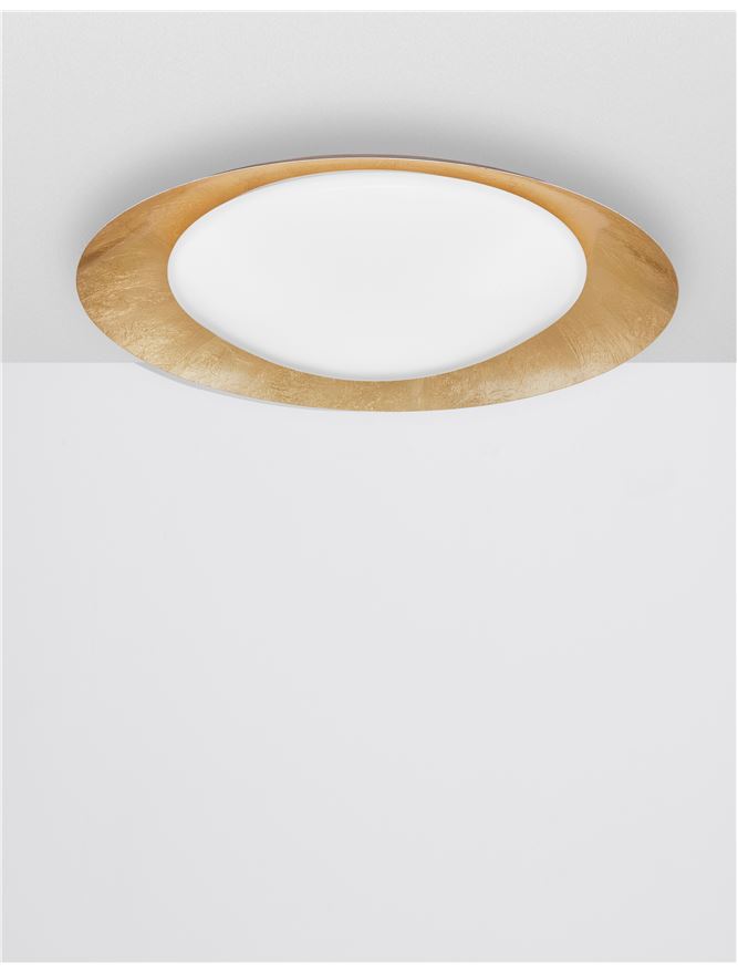 ZAN Diffused Gold Leaf Decorative Ceiling Light - ID 10596