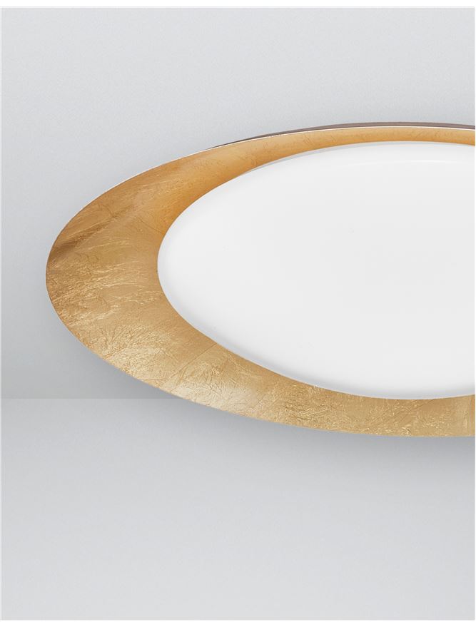 ZAN Diffused Gold Leaf Decorative Ceiling Light - ID 10596