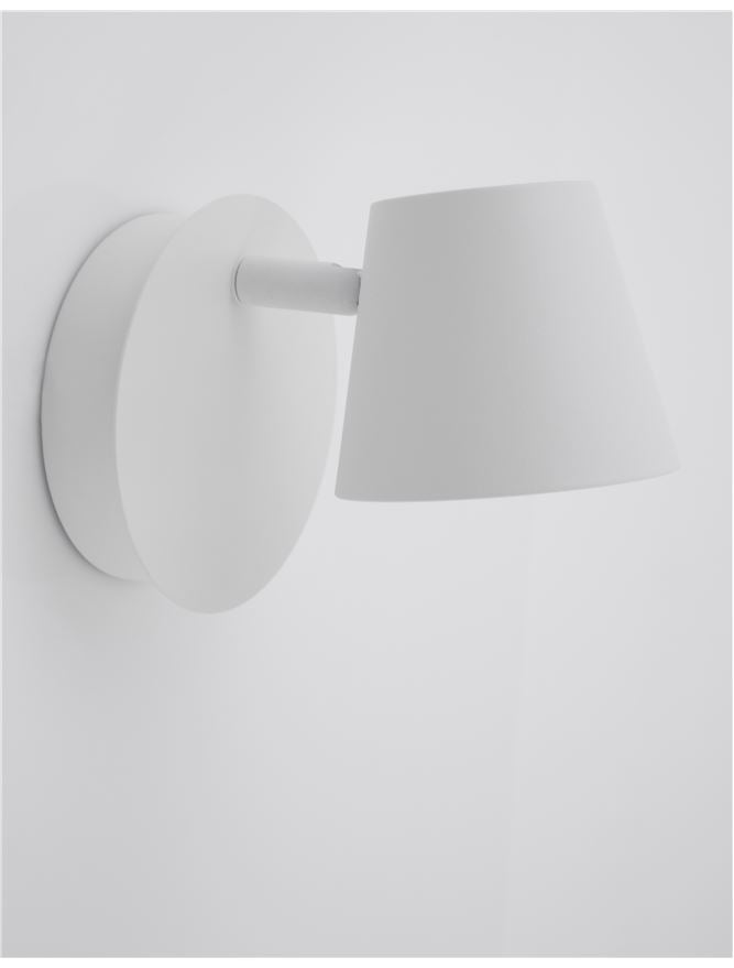 BAG Sandy White Metal Single Spotlight With Concealed Light Source - ID 11064