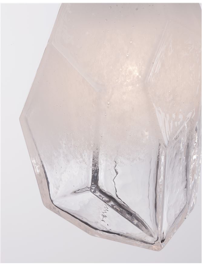 ICE Gradient Glass Ice Crystal Single Pendant - ID 10624