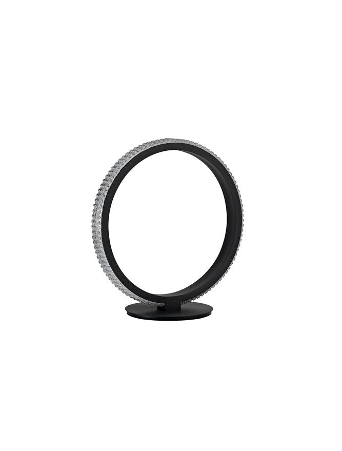 NAG Table Lamp In Sandy Black Aluminium & Acrylic - ID 10234