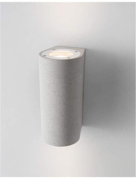LID White Sandstone Outdoor Up + Down Light - ID 10859