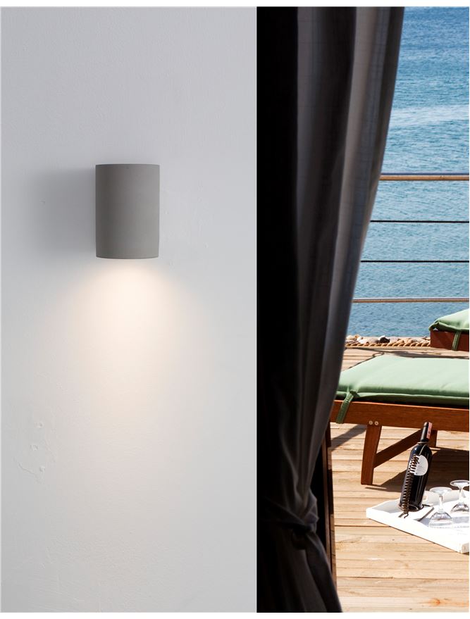 LID Grey Concrete Outdoor Down Light - ID 10860