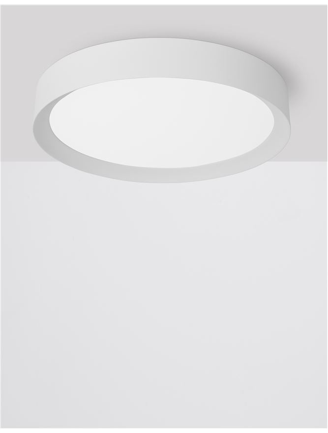 LUT Diffused Sandy White Aluminium Domed Ceiling Light - ID 10593