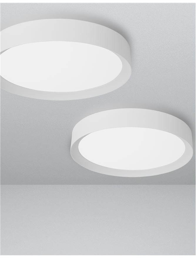 LUT Diffused Sandy White Aluminium Domed Ceiling Light - ID 10593