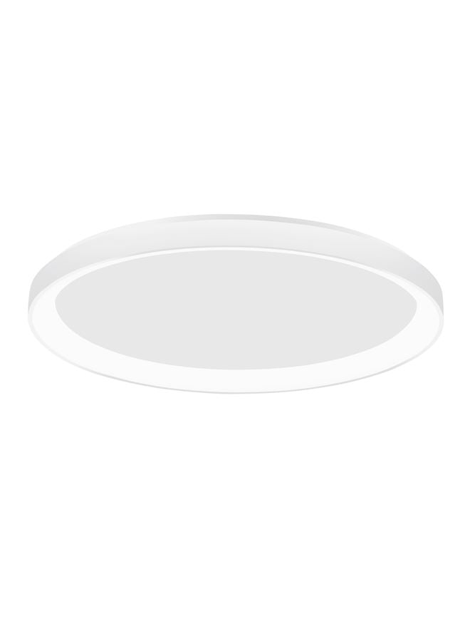 PER Dimmable Sandy White Aluminium & Acrylic Thin 38cm Ring Flush Small - ID 10608