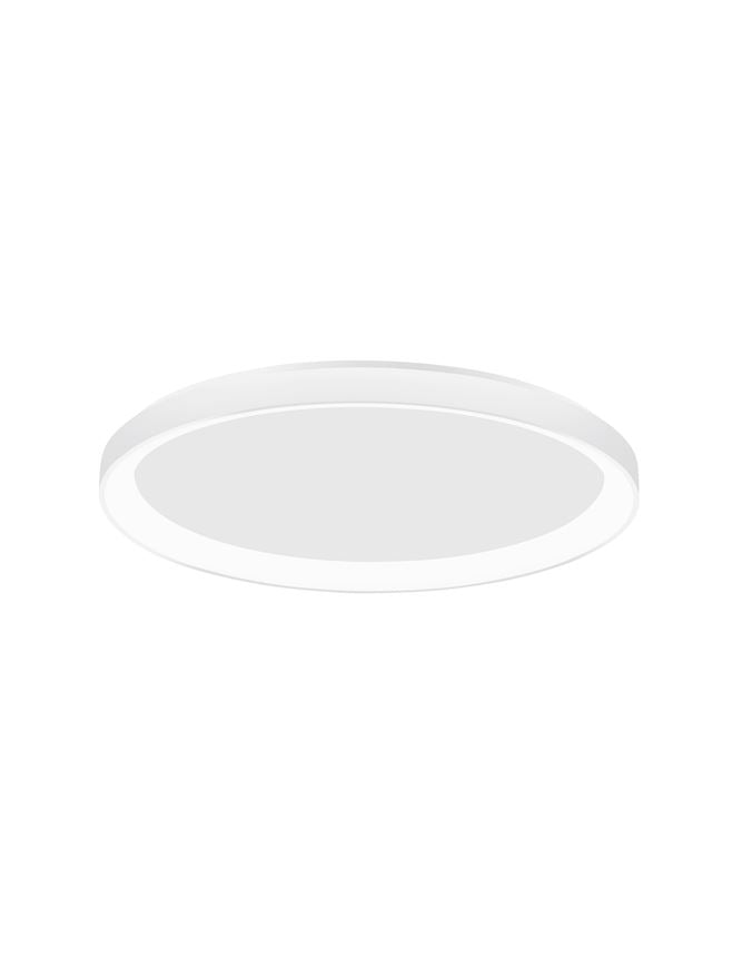 PER Dimmable Sandy White Aluminium & Acrylic Thin 58cm Ring Flush Large - ID 10610