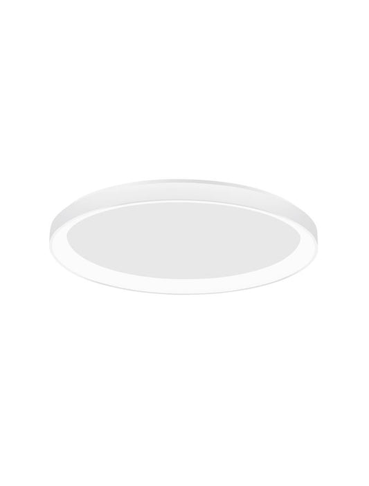 PER Dimmable Sandy White Aluminium & Acrylic Thin 58cm Ring Flush Large - ID 10610