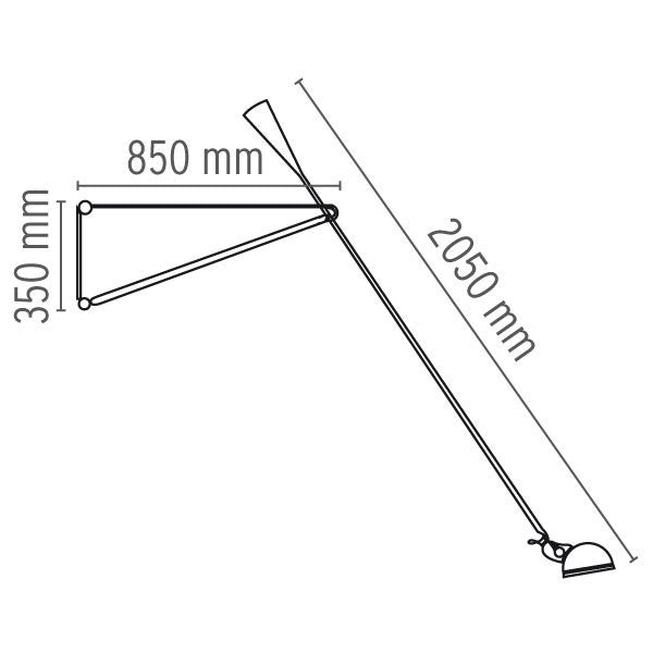 FLOS 265 White Wall Lamp - London Lighting - 2
