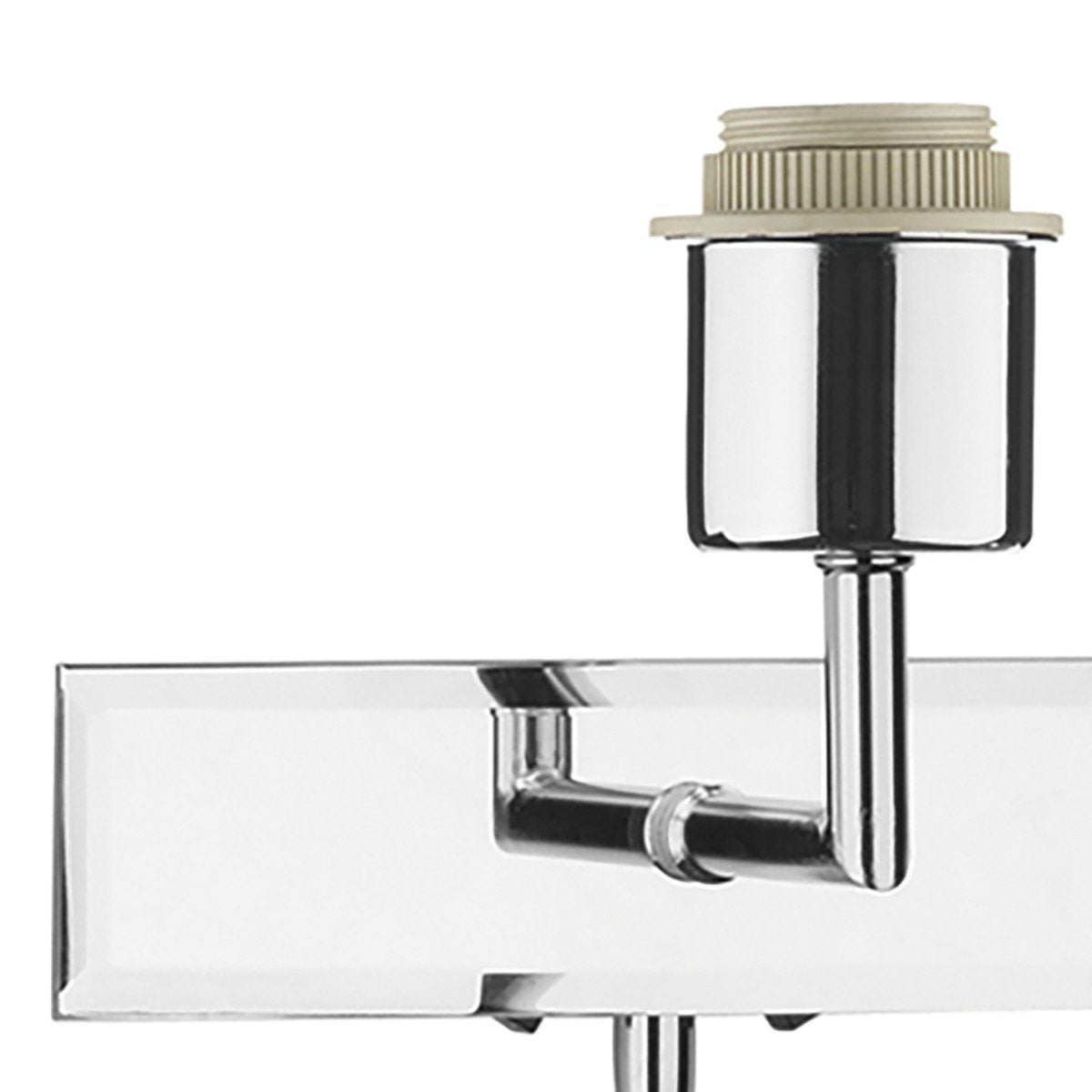 Amalfi Polished Chrome Wall Light - London Lighting - 6