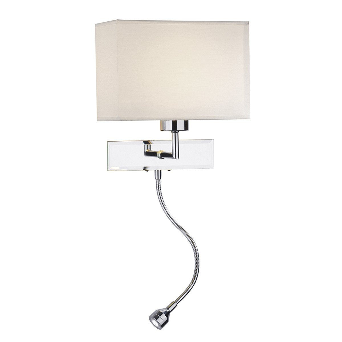 Amalfi Polished Chrome Wall Light - London Lighting - 1