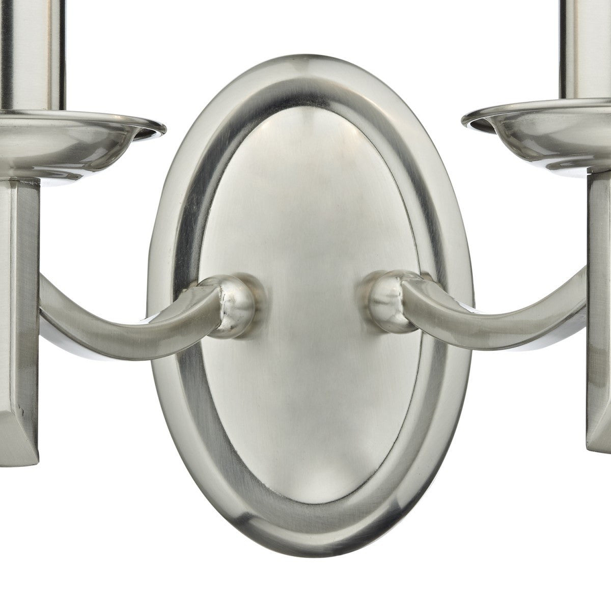 Ambassador Satin Chrome 2 Lamps Wall Bracket - London Lighting - 2