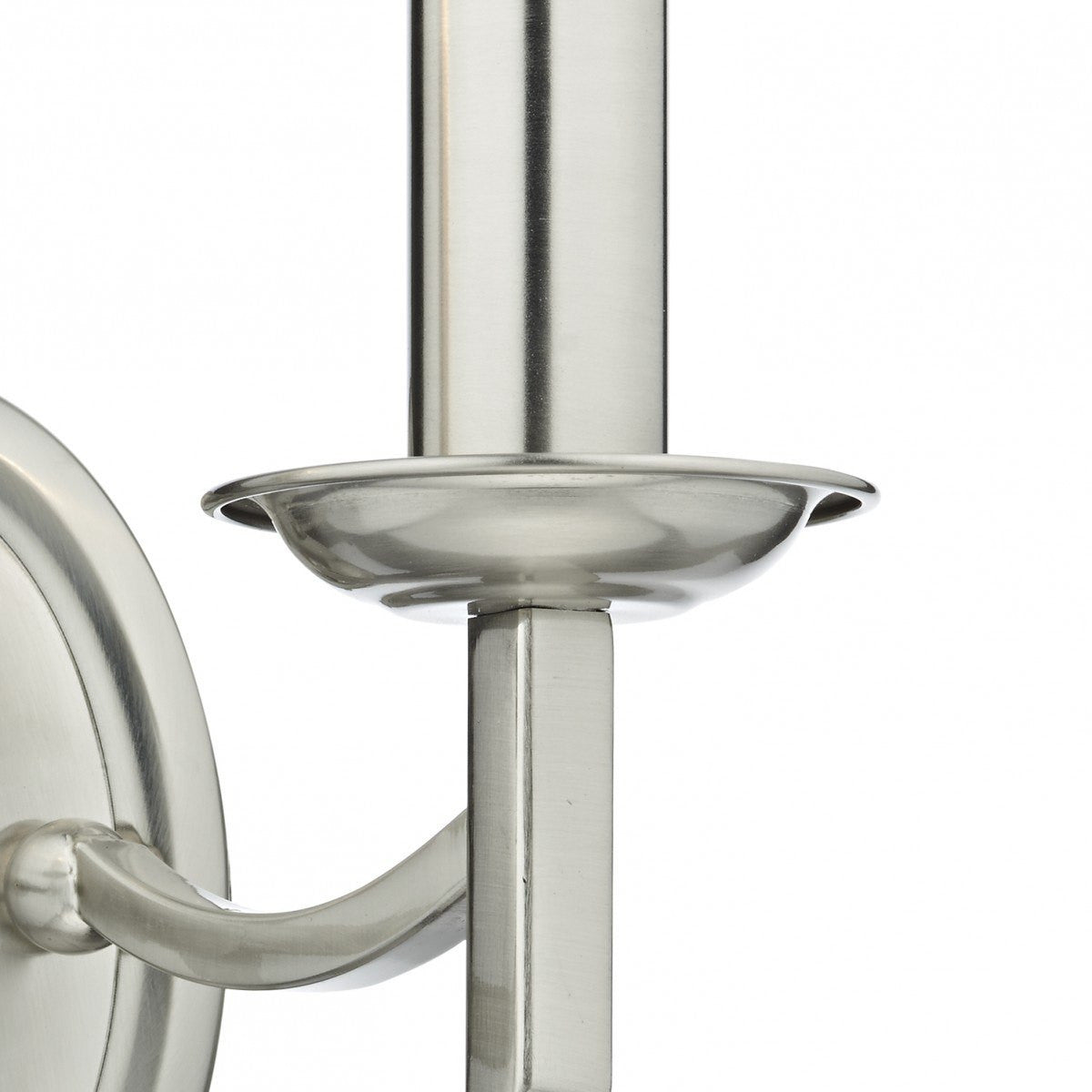 Ambassador Satin Chrome 2 Lamps Wall Bracket - London Lighting - 3