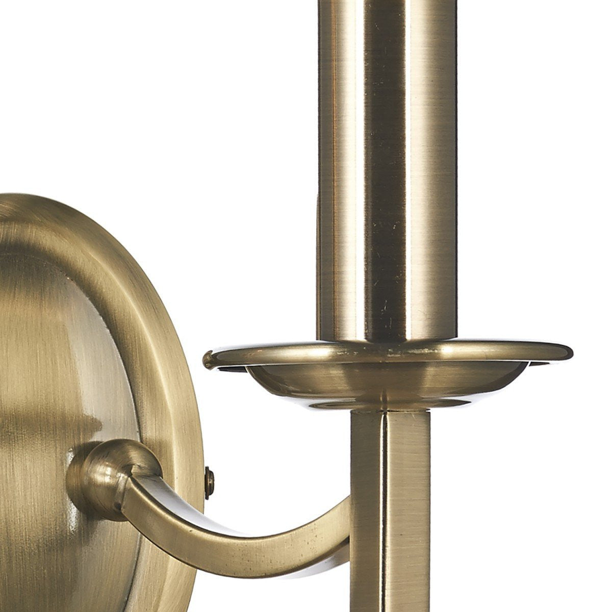 Ambassador Antique Brass 2 Lights Wall Bracket - London Lighting - 2