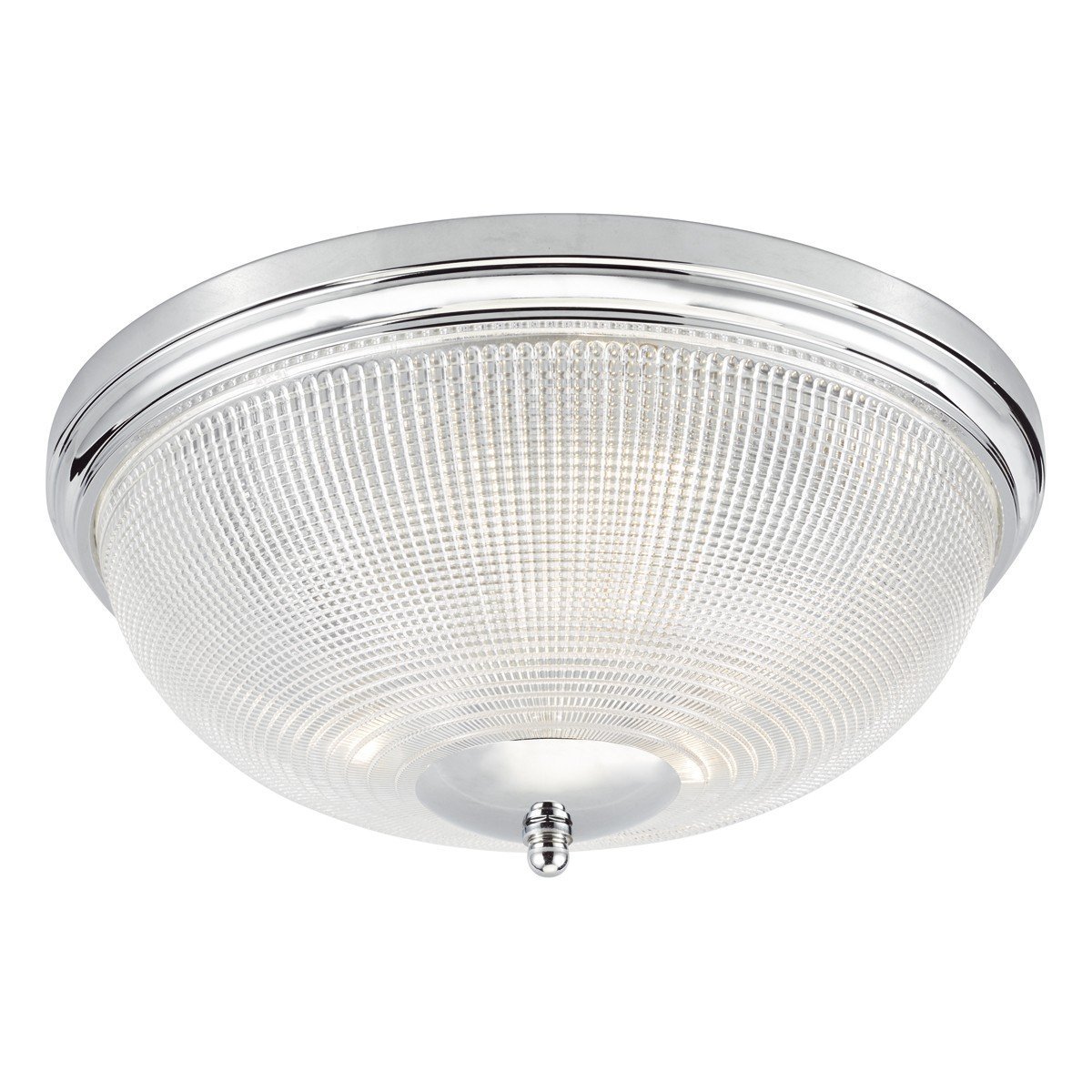 Maze Hill Polished Chrome and Glass Ceiling Light - ID 6858