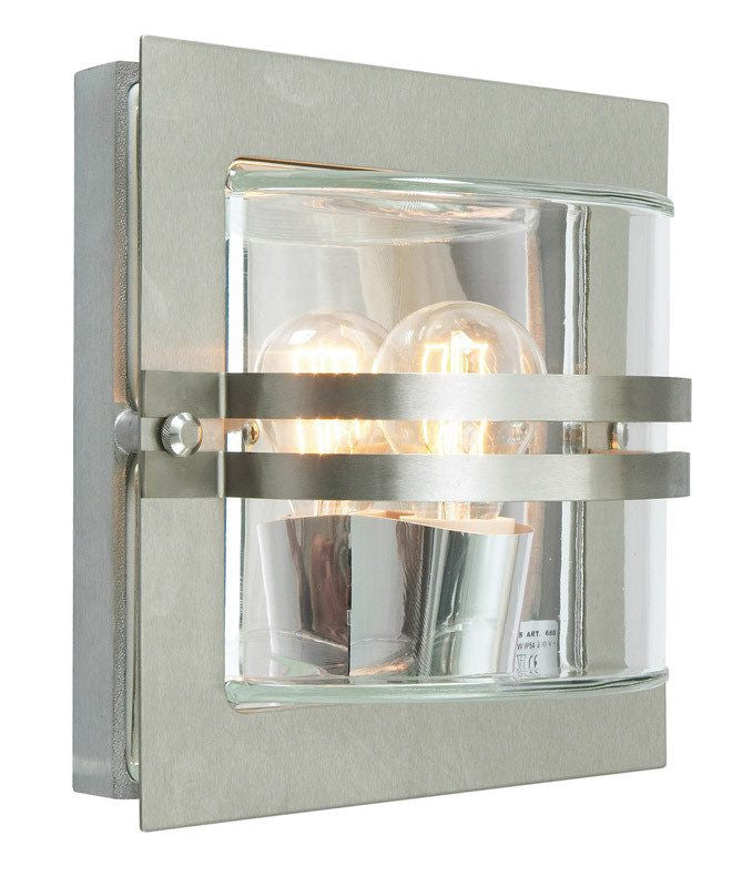 Bern Clear Outdoor Wall Light - London Lighting - 3