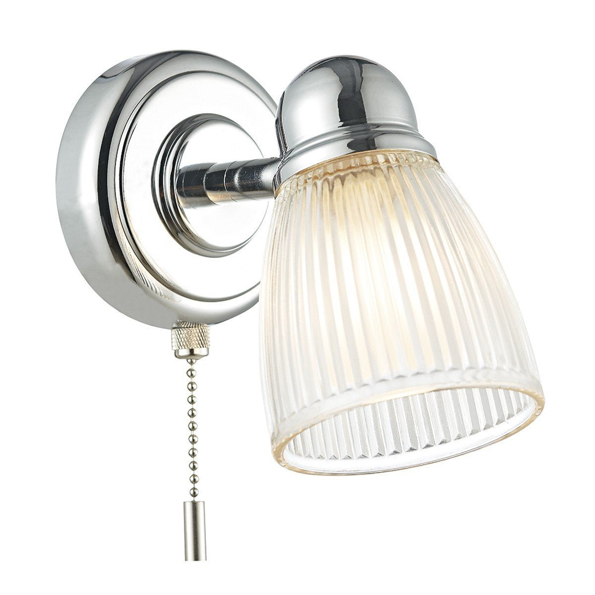 Cedric Polished Nickel 1 Light Wall Bracket - London Lighting - 1