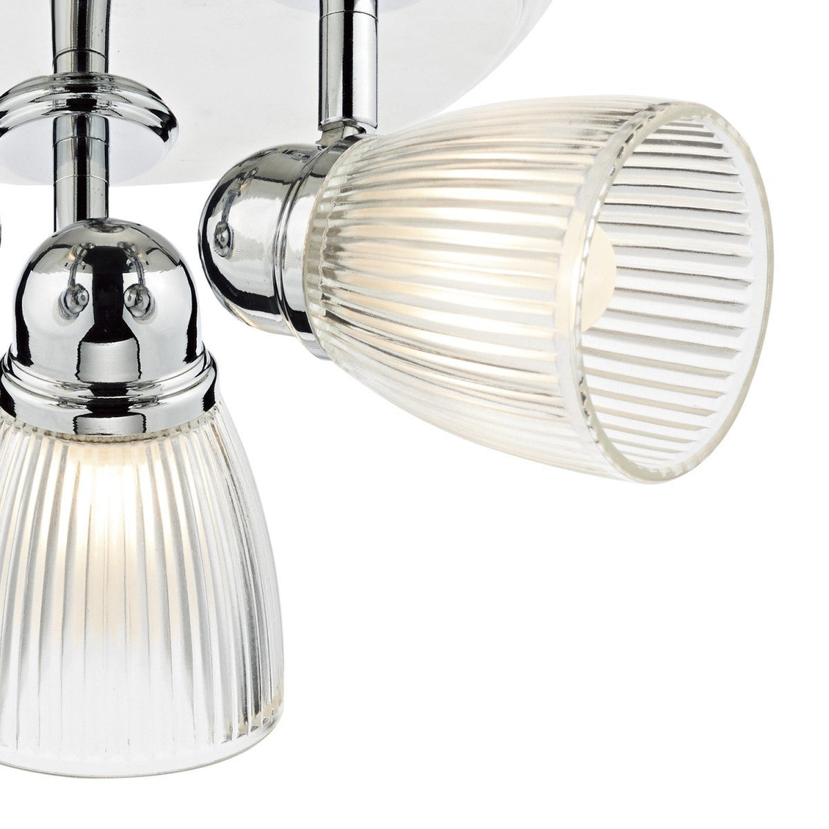 Cedric Polished Nickel 3 Lights Round Plate Spot - London Lighting - 3