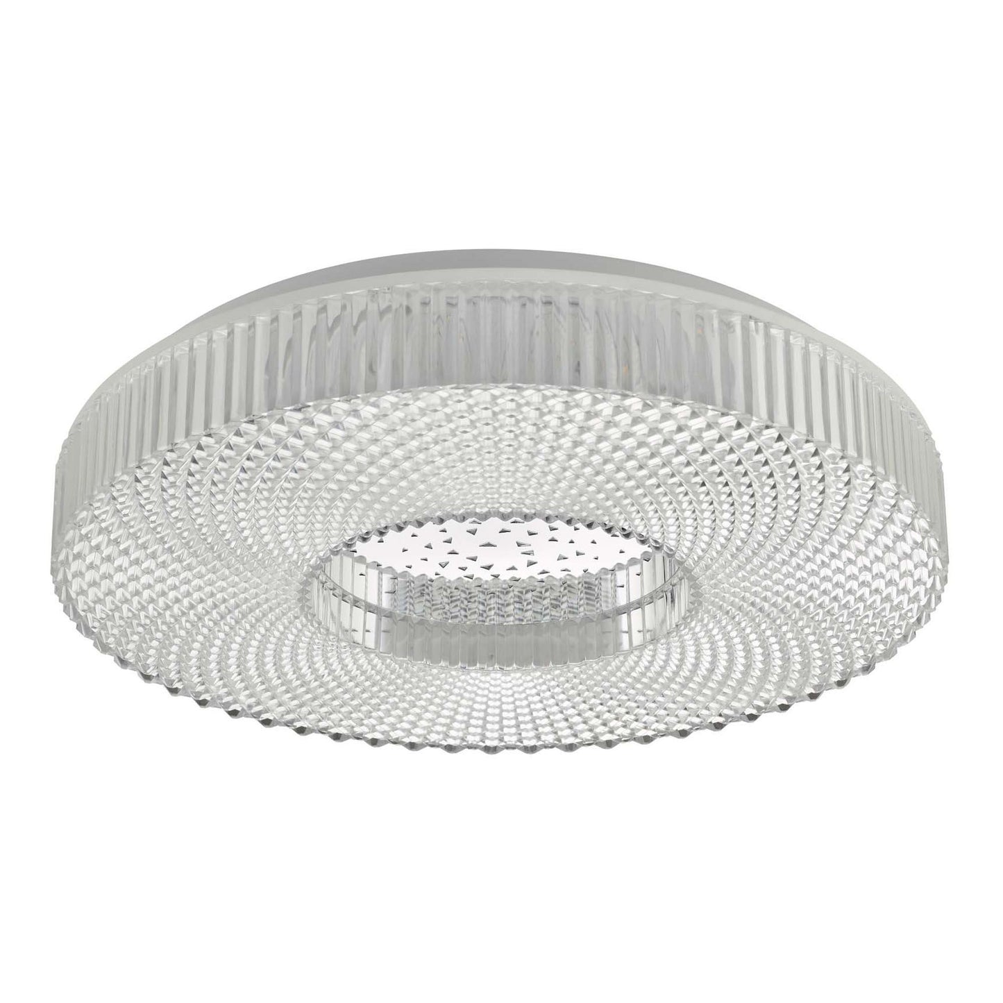CIM Faceted Crystal Effect Small Flush Ceiling Light - ID 10931