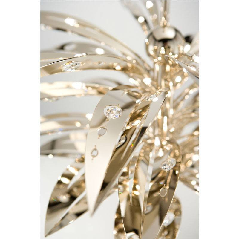 Crystal Palm 18 Light Pendant