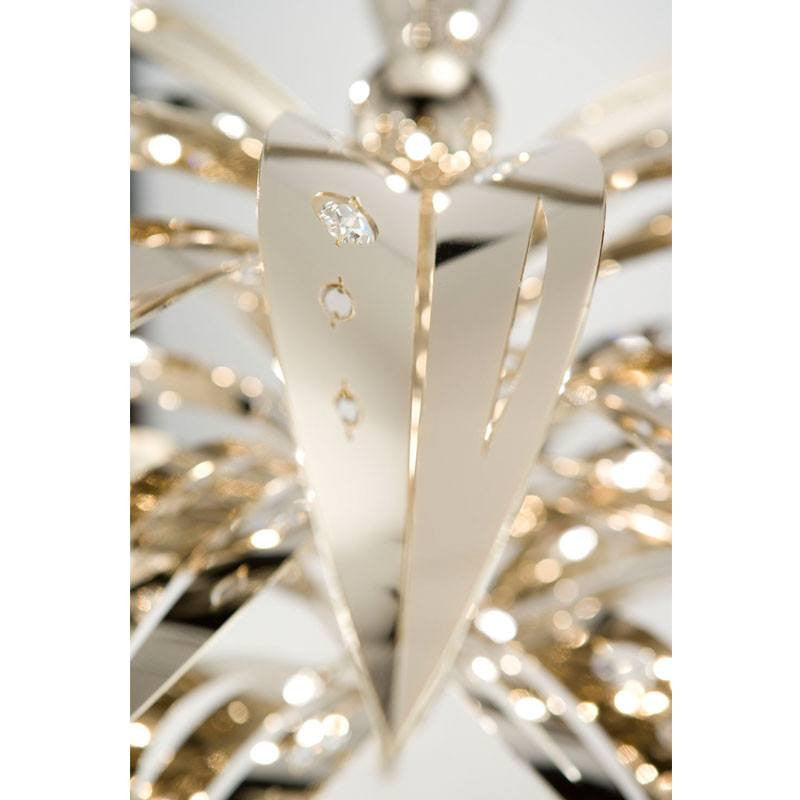 Crystal Palm 12 Light Pendant