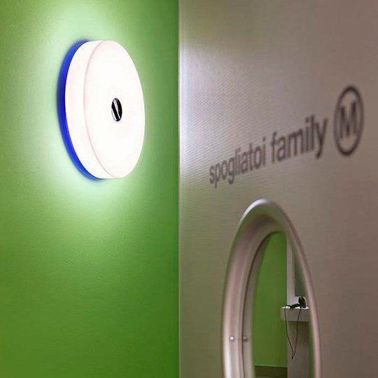 FLOS Button HL with Opal White Glass Wall or Ceiling Light - London Lighting - 9