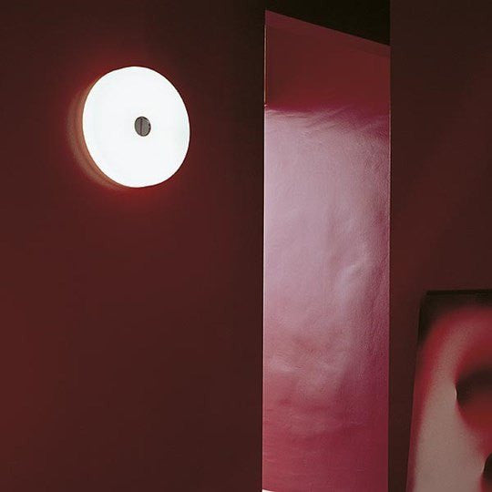 FLOS Button HL with Opal White Glass Wall or Ceiling Light - London Lighting - 4