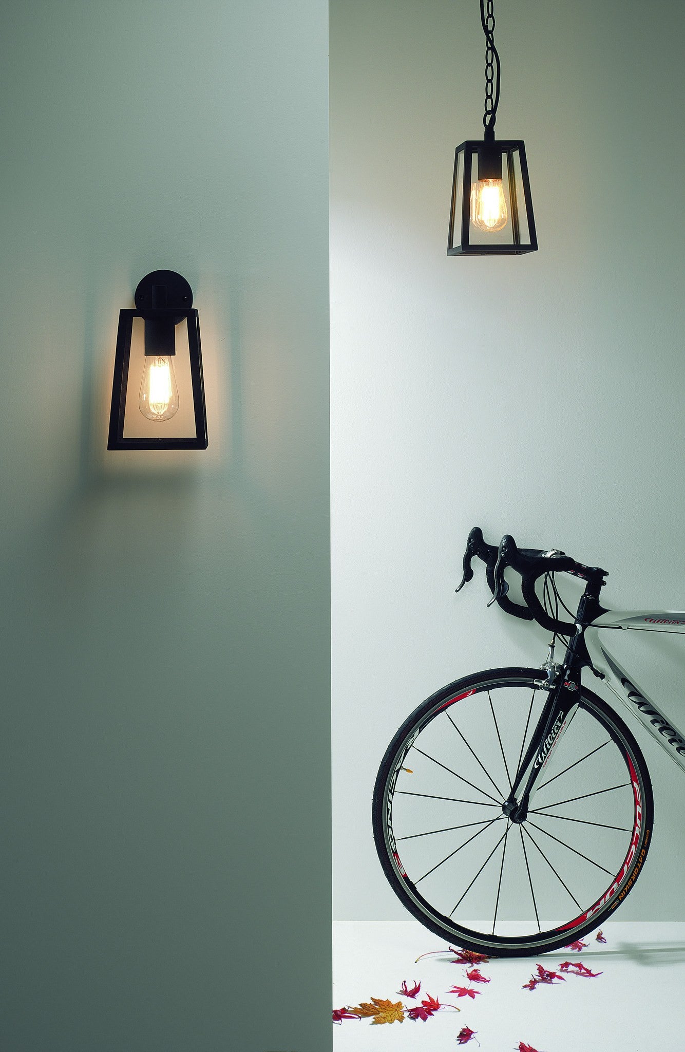 Calvi Black Outdoor Wall Light - London Lighting - 2