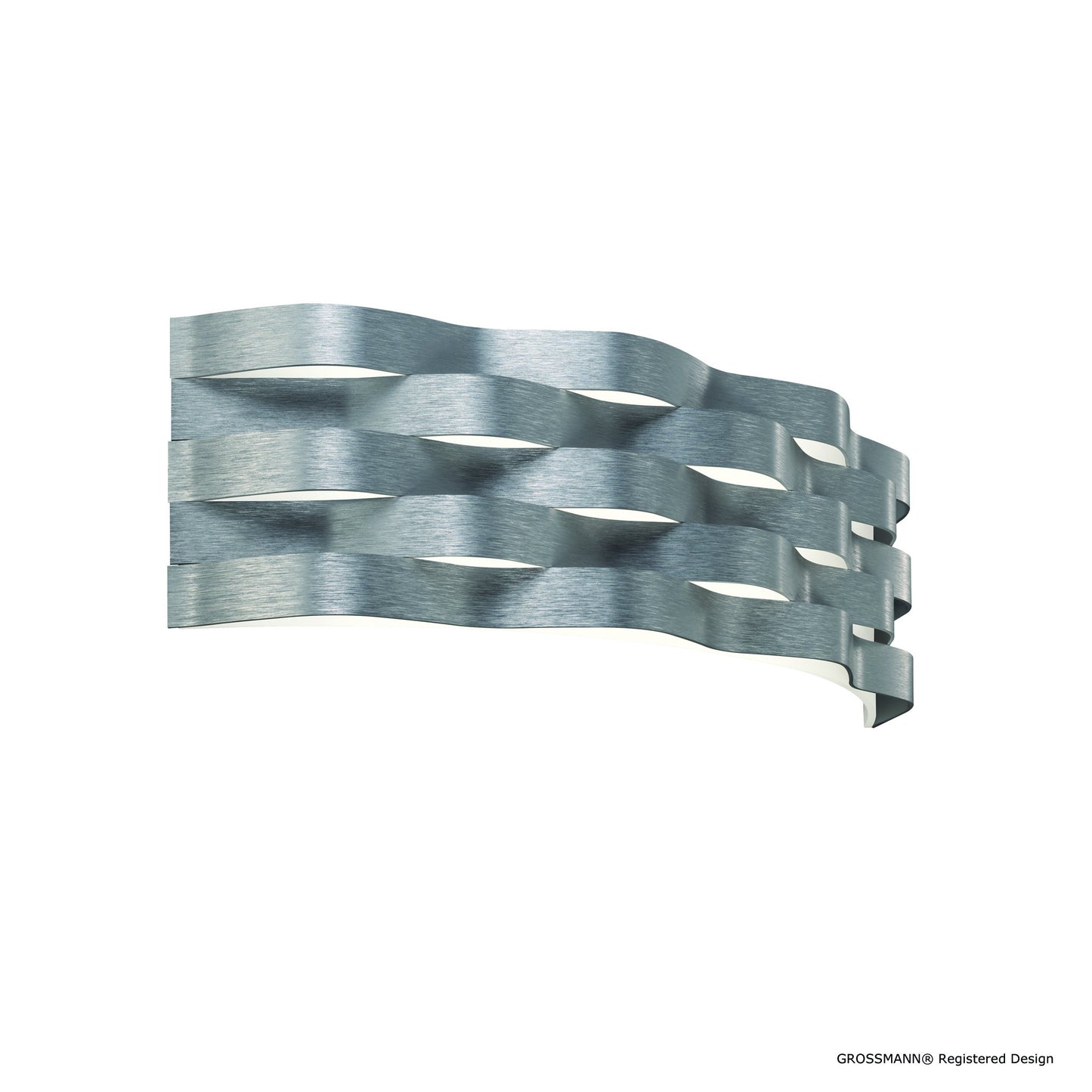 Grossmann Curve 52-788-072 Wall Light In Aluminium - ID 7056 - CLEARANCE