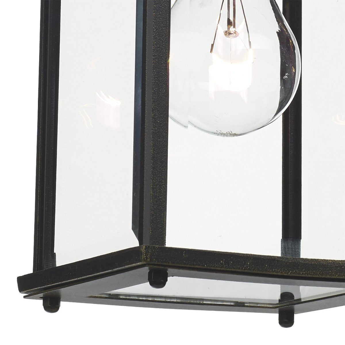 Doyle Black Wall Bracket Lantern - London Lighting - 4