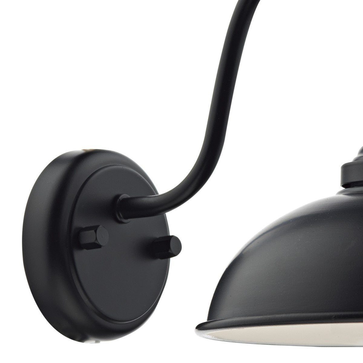 Dynamo Black 1 Light Wall Bracket - London Lighting - 4