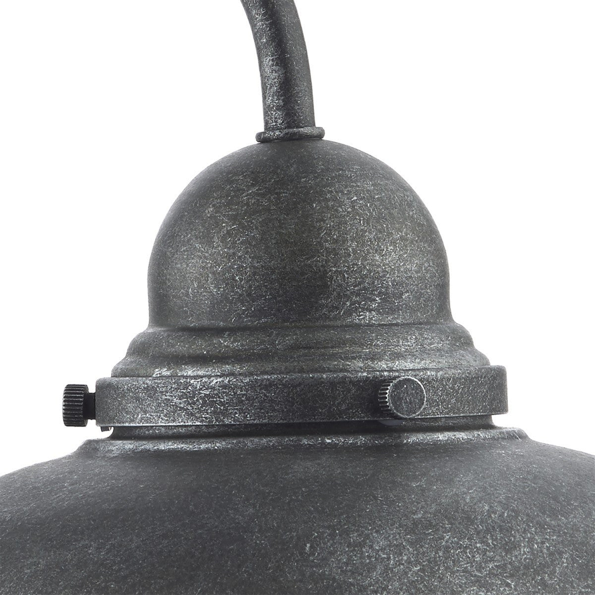 Dynamo Aged Iron 1 Light Wall Bracket - London Lighting - 4