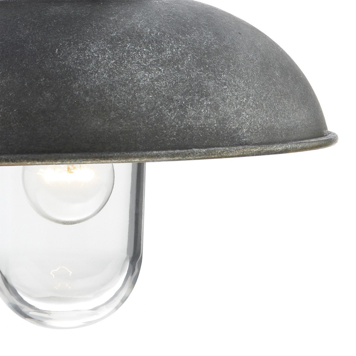Dynamo Aged Iron 1 Light Wall Bracket - London Lighting - 3