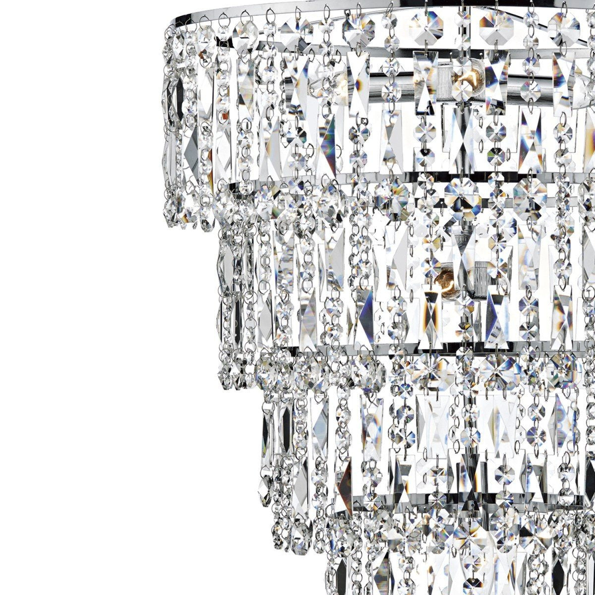 Escala Polished Chrome 6 Lights Pendant Light - London Lighting - 2