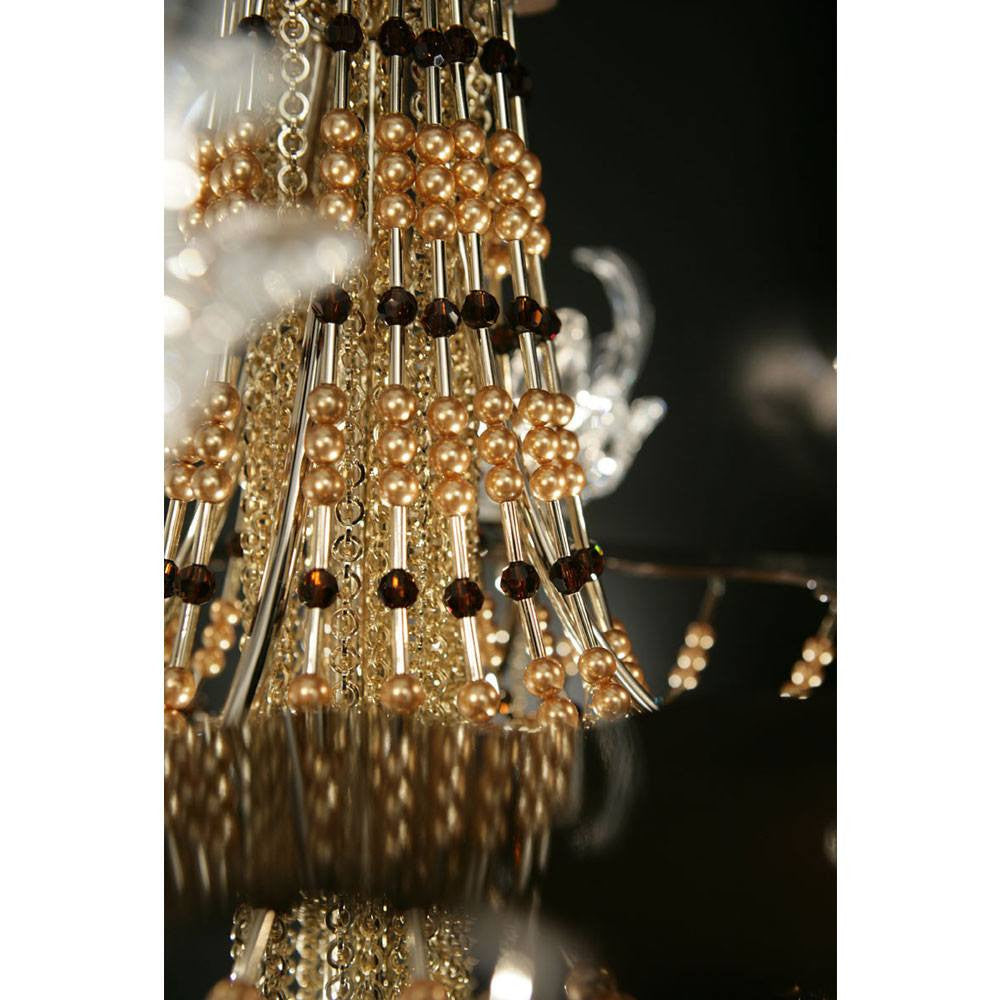 Exotic 9 Light Murano Glass Chandelier