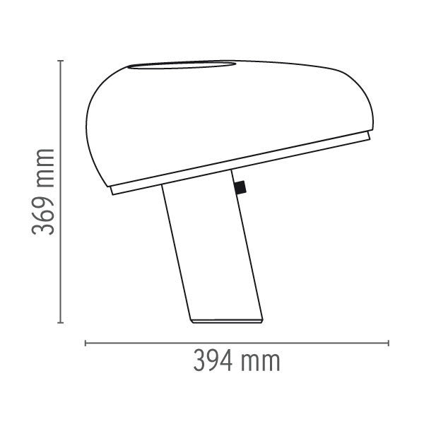 FLOS Snoopy Black Table lamp - London Lighting - 2